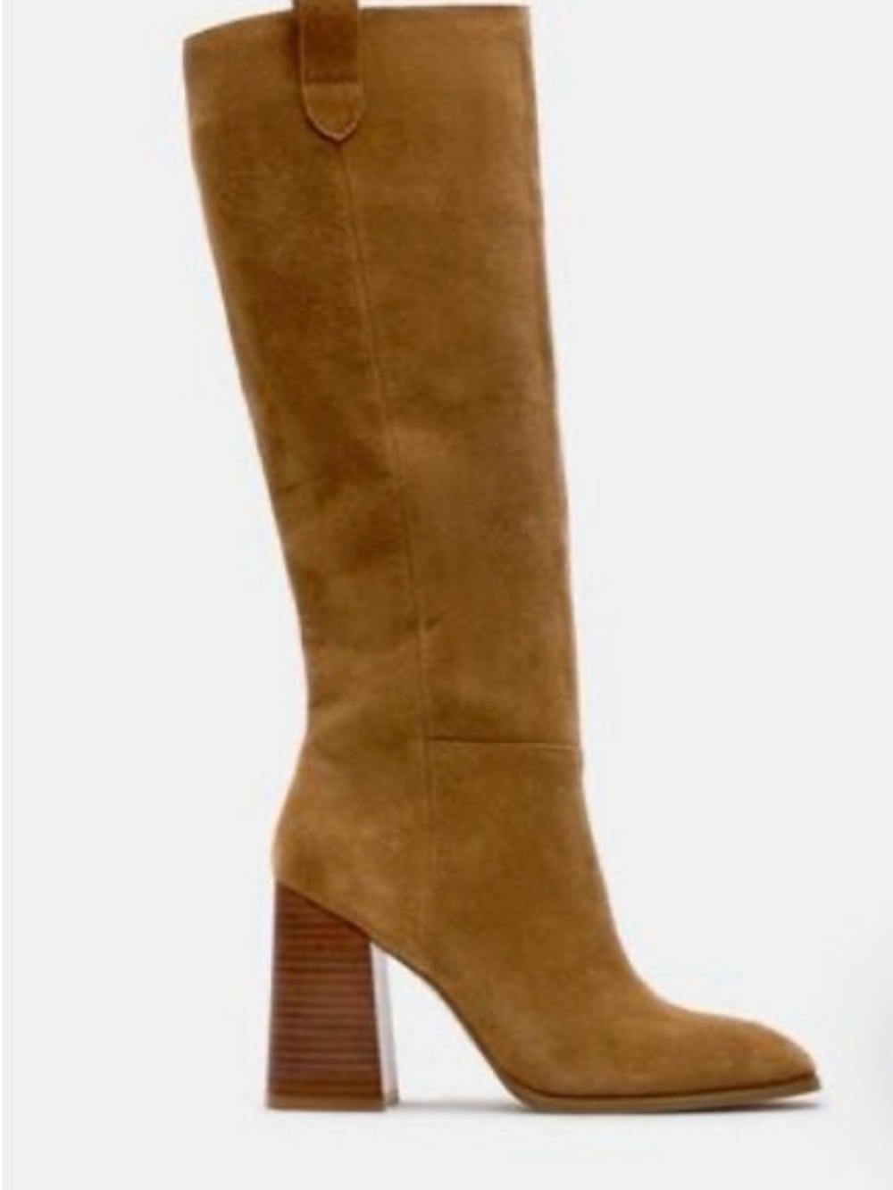 Steve Madden Tall Suede Over-the-Knee Boots in Cognac